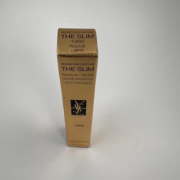 YSL The Slim Matte Longwear Lipstick 1966 Rouge Libre .08 oz NEW! - Picture 3 of 5